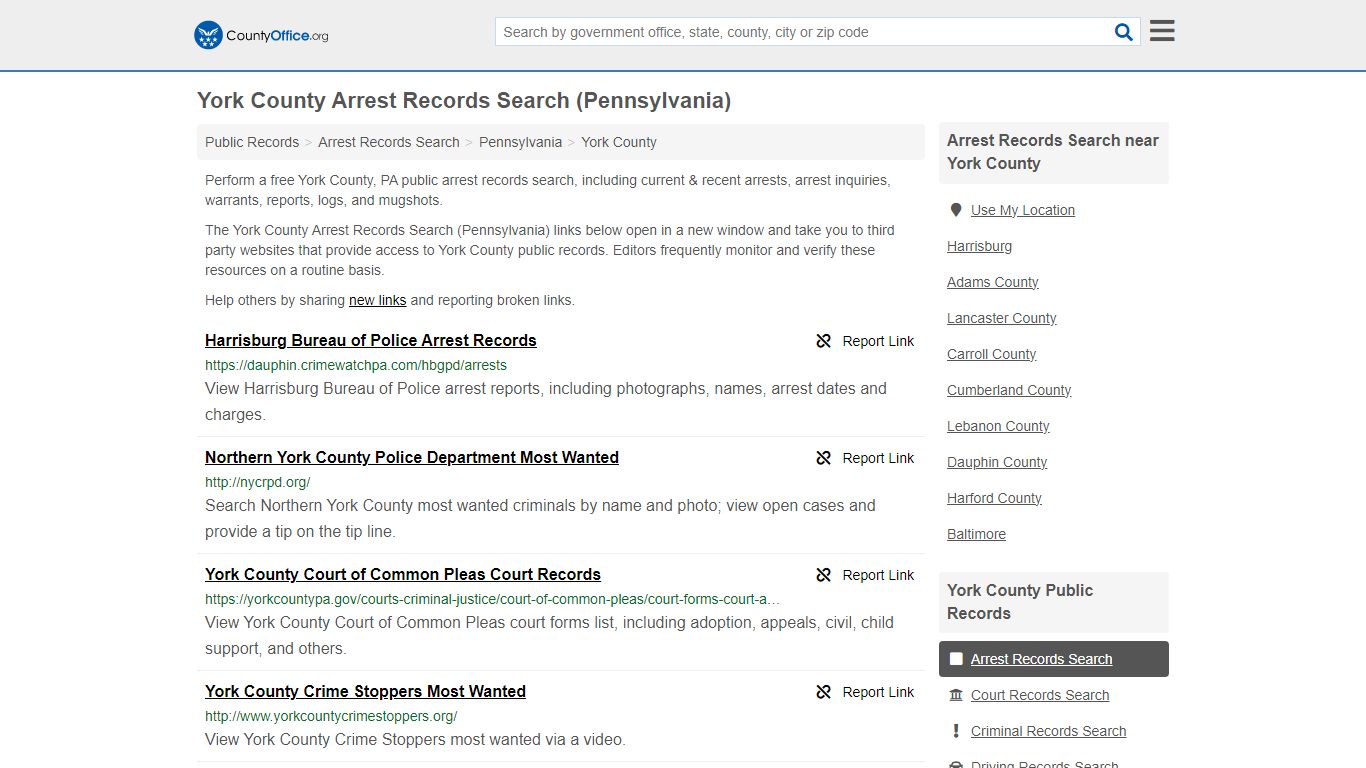 Arrest Records Search - York County, PA (Arrests & Mugshots)